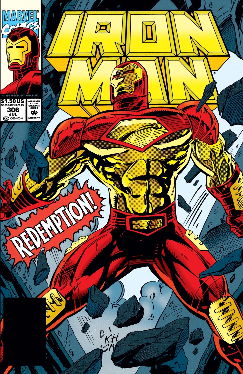 Read online Iron Man (1968) comic -  Issue #306 - 1