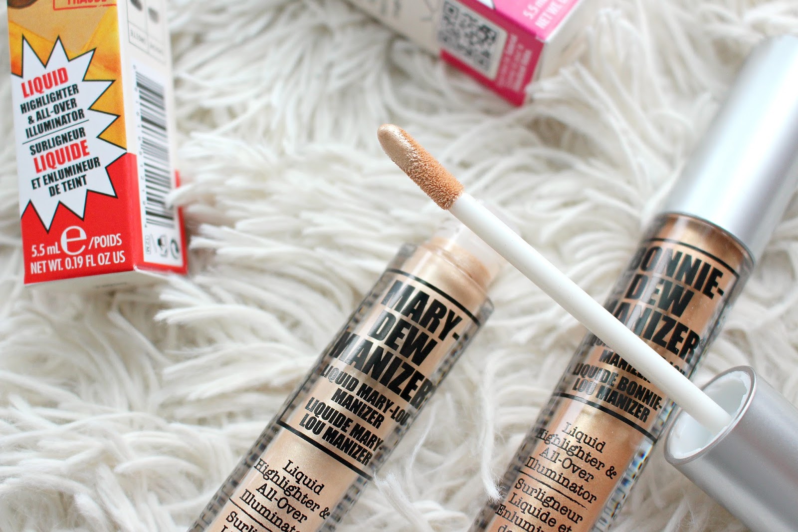 Samantha Jane The Balm Liquid Highlighters MaryDew Manizer & Bonnie
