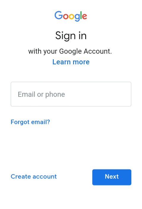 open gmail account without number