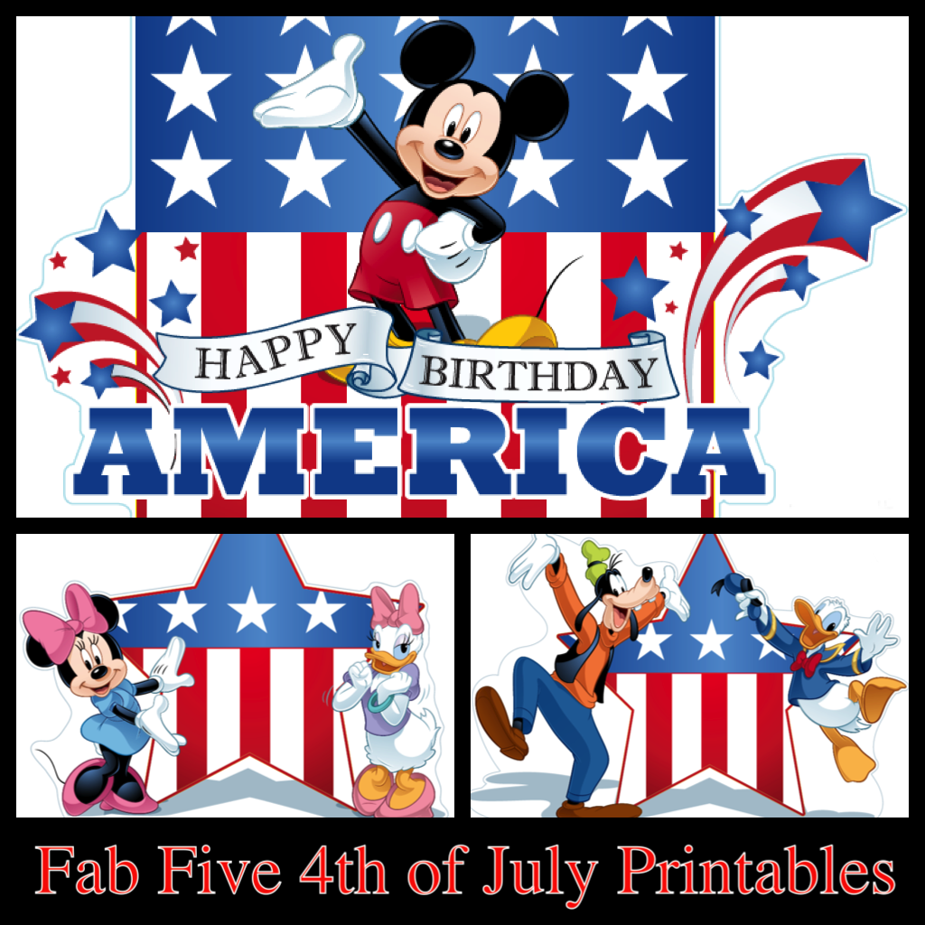 mickey mouse 4th july clipart - photo #34