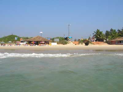 Colva Beach in Goa, India