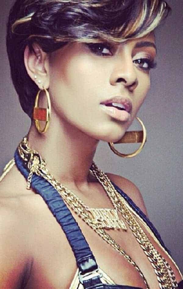 10 lucious Keri Hilson Short Hairstyles & Haircuts for you : Have a