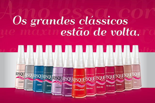 ♥ Pink Verniz: Os Clássicos da Risqué que estão de volta!