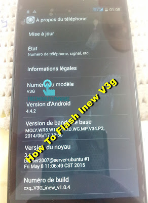 How To Flash Inew V3g KitKat 4.4.2 Tested Firmware