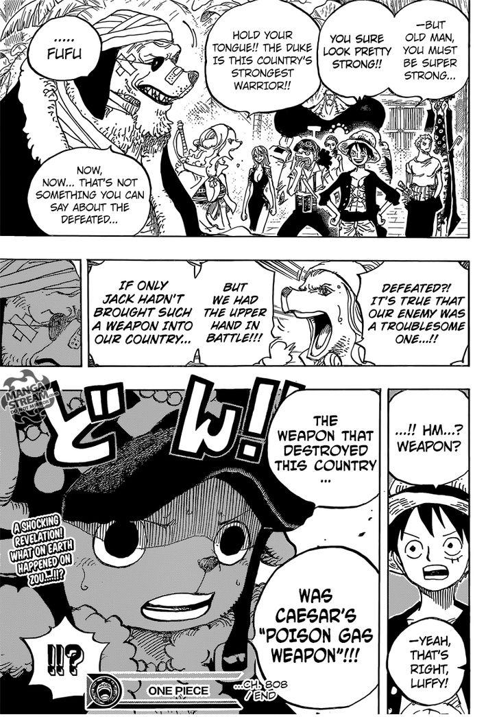 One Piece Ch 808: Duke Inuarashi