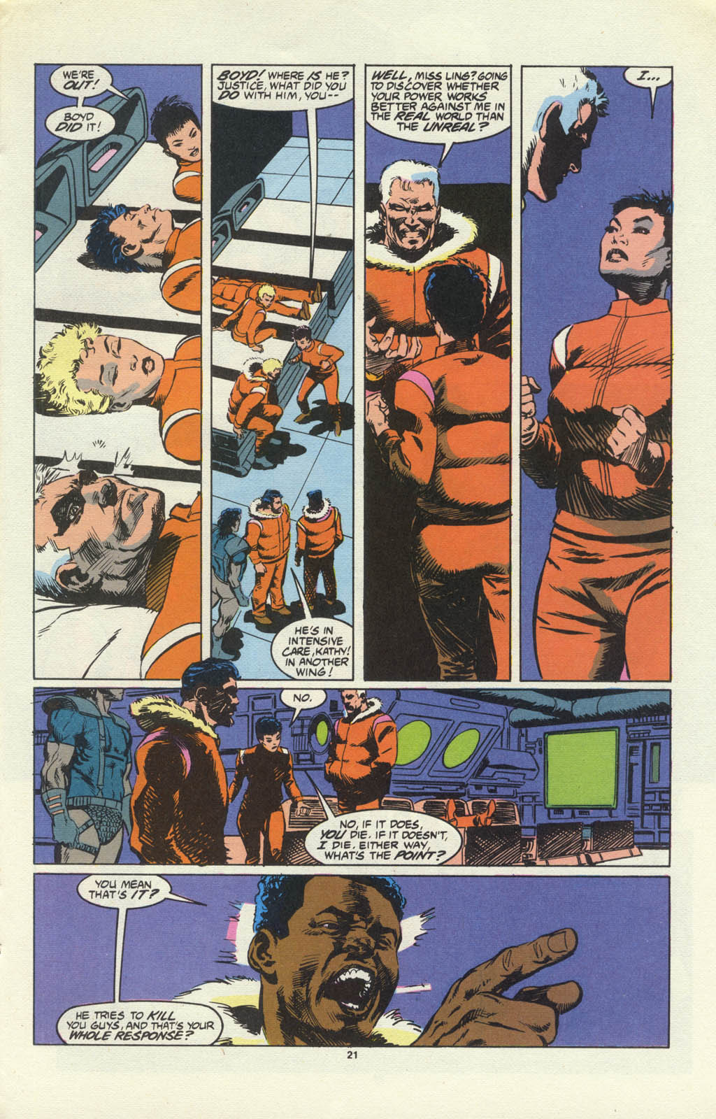 Read online Justice (1986) comic -  Issue #30 - 22