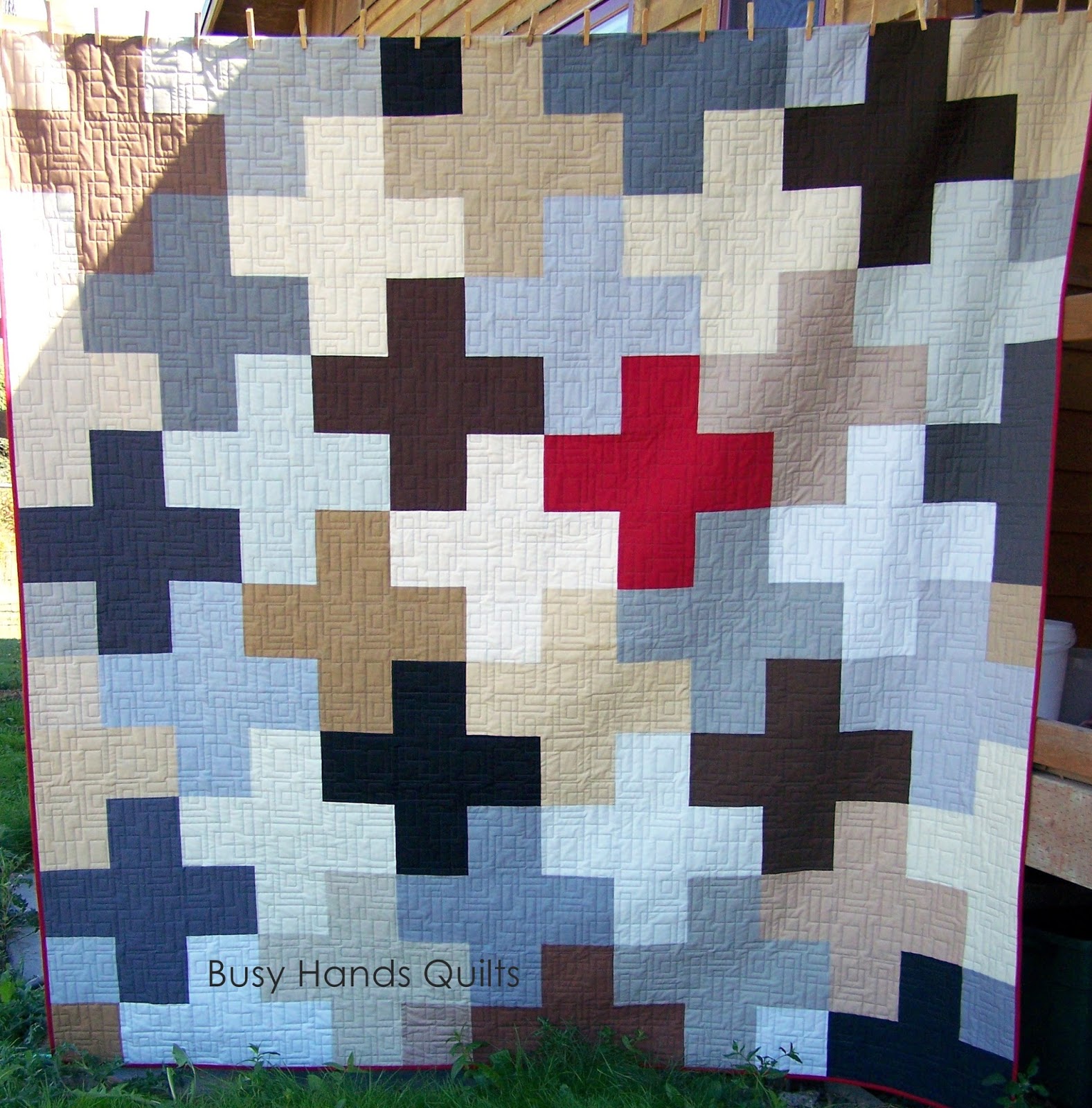 Busy Hands Quilts Queen Size Plus Quilt Finished or Not Friday Linky