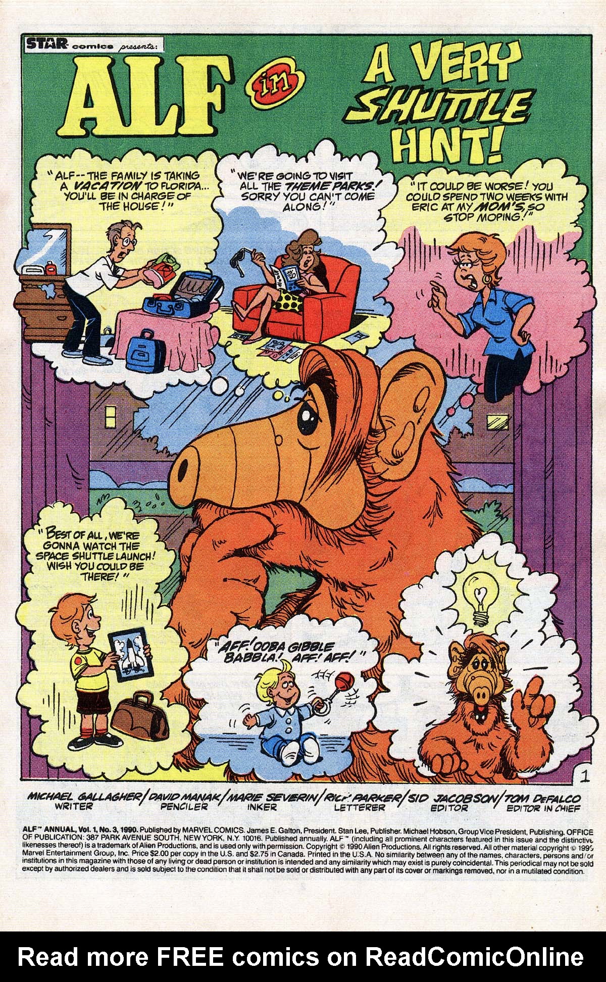 Read online ALF comic -  Issue # _Annual 3 - 2