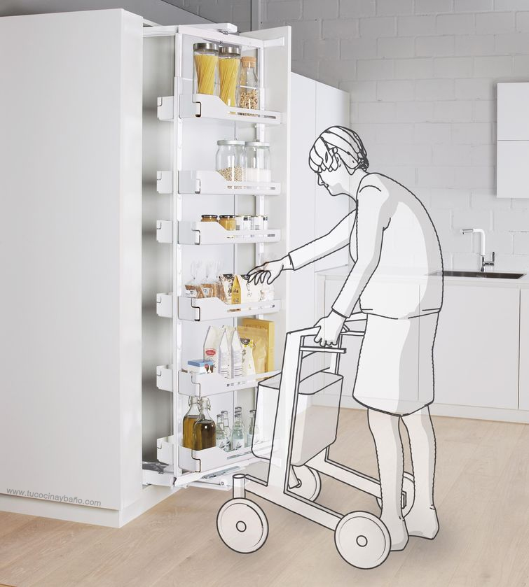 Despensa extraible y giratoria | tu Cocina y Baño