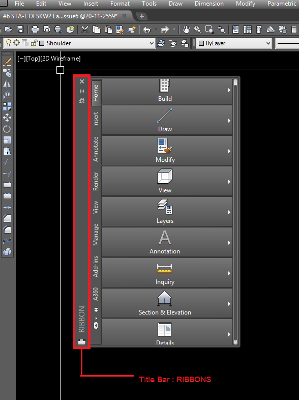 undock ribbon in cad undock ribbon in cad