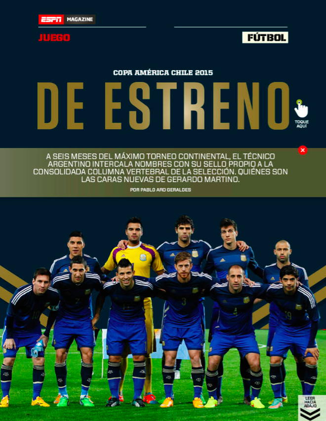 Periodismo de fútbol mundial: Selección Argentina 2015
