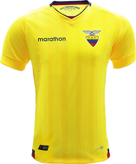 エクアドル代表 2015-17 ユニフォーム-ホーム