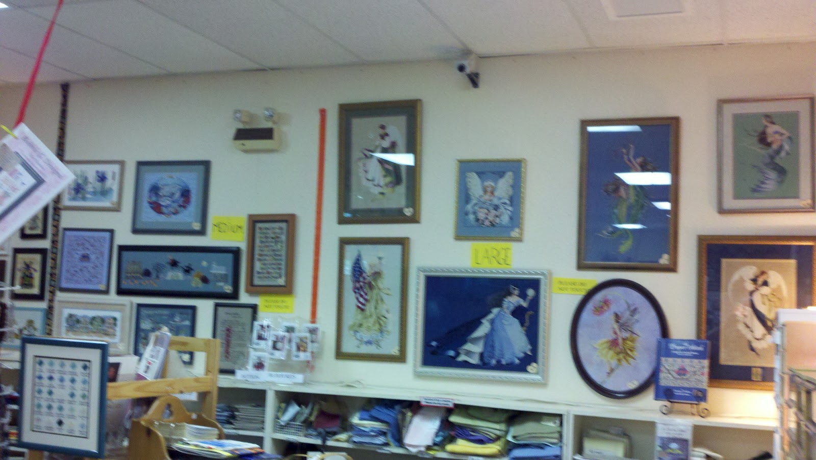 Ruth's Needlework Cross Stitch Cupboard