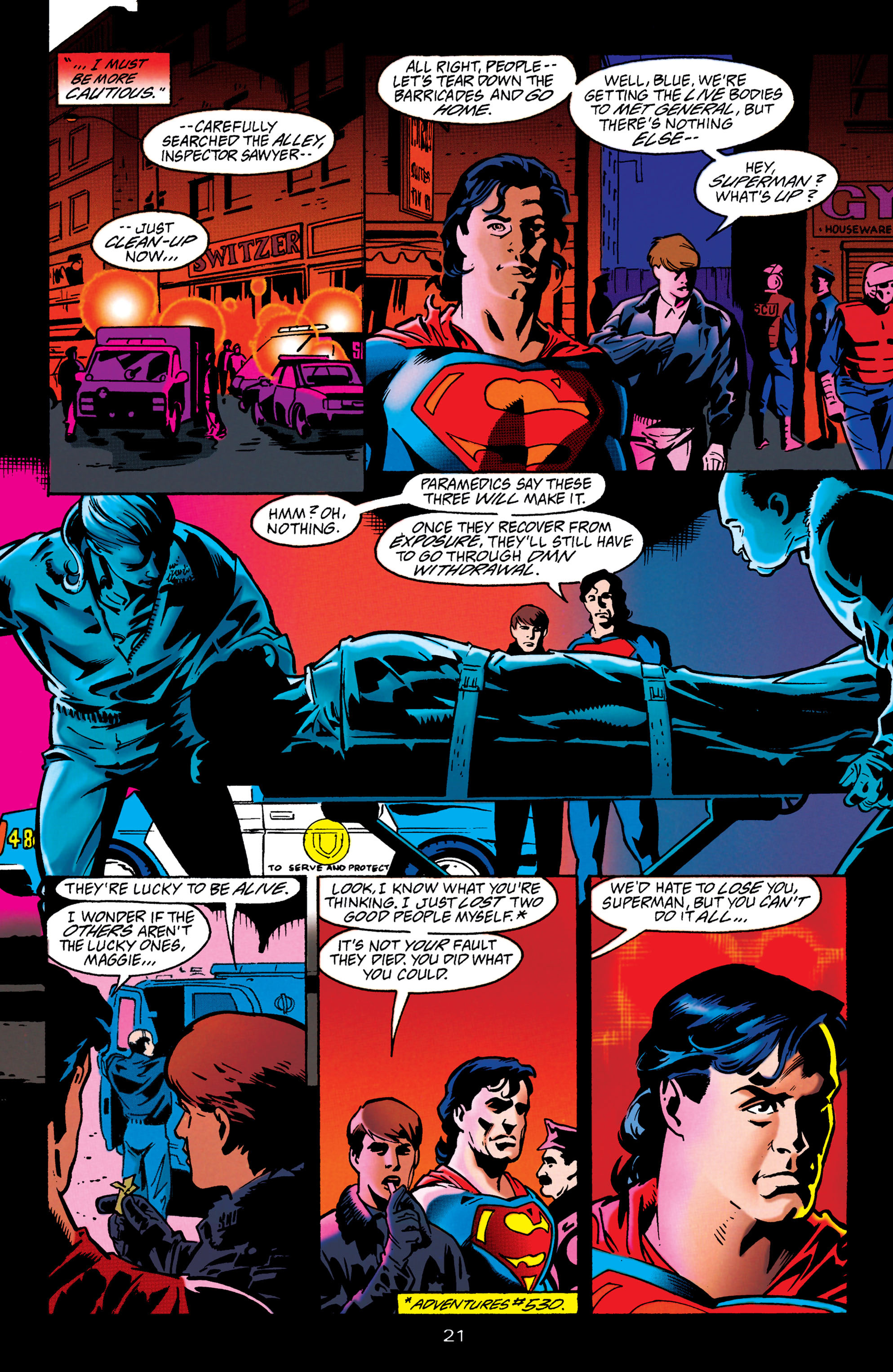 Read online Adventures of Superman (1987) comic -  Issue #534 - 22