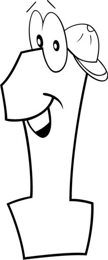 Aprender a Pintar y Colorear Numeros (I) | Colorear y Pintar Dibujos