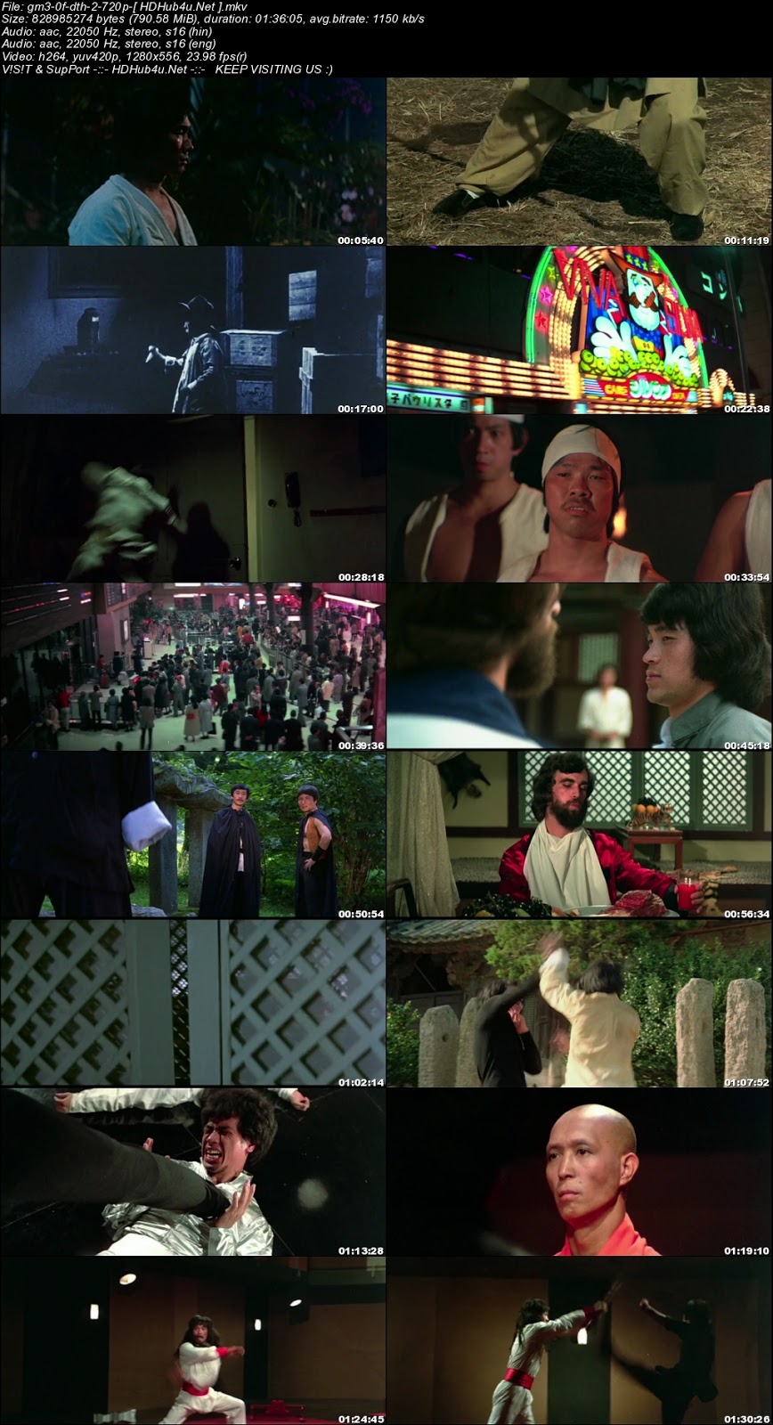 Game Of Death II (1981) 300Mb Hindi Dual Audio 480p BluRay Download
