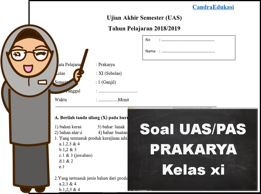 Soal UAS Prakarya Kelas 11 Semester 1 Administrasi