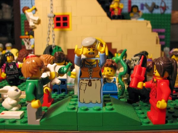 Gen Y-er On The Loose: Lego Projects: "There Was An Old Lady Who In A Shoe" (2013)