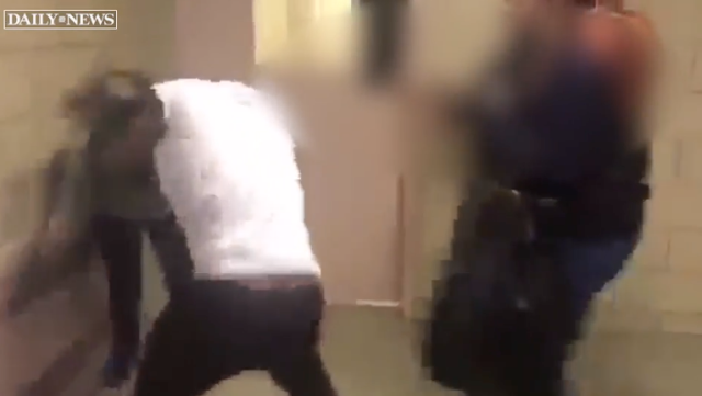 SEE IT: Cheerleaders spark wild brawl in Brooklyn high school (WARNING: GRAPHIC CONTENT)