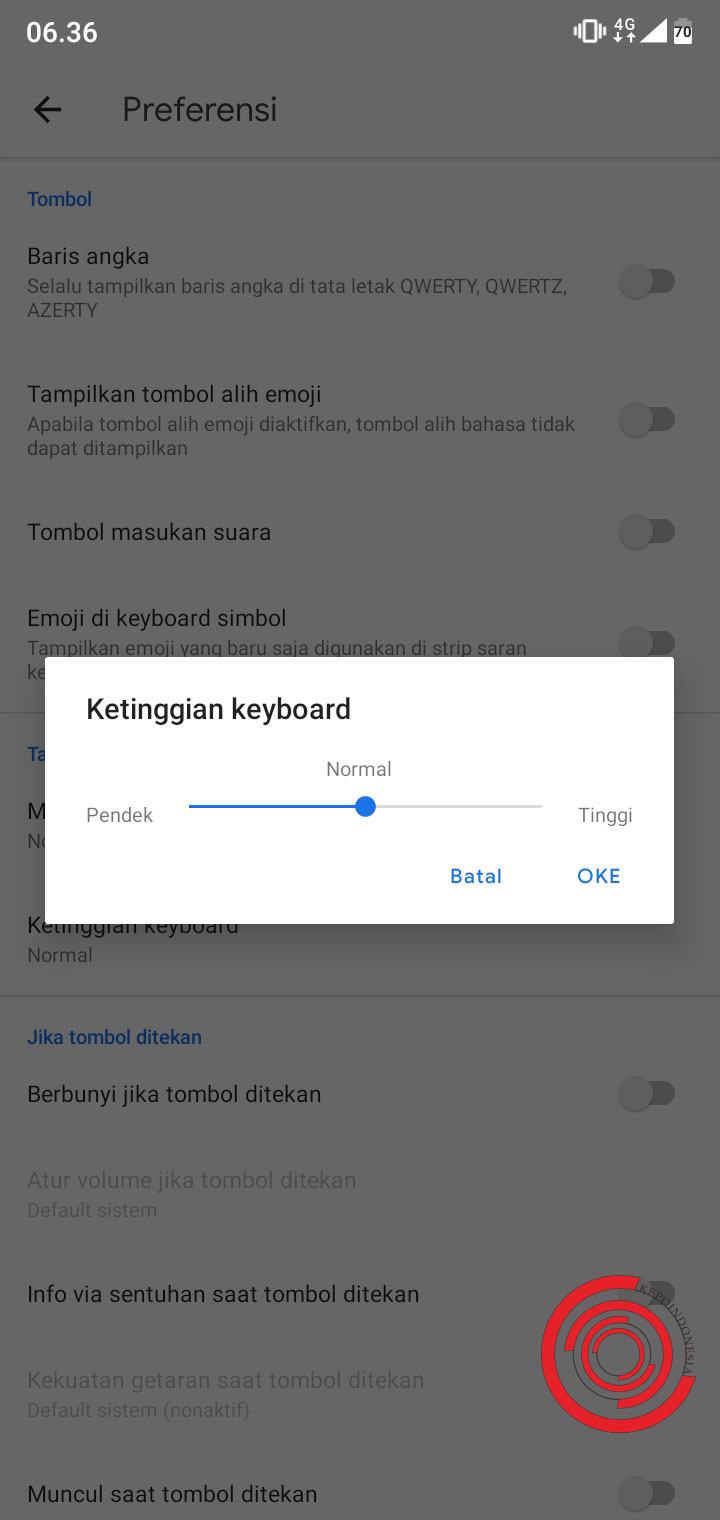Cara Mengatur Ketinggian dan Merubah Ukuran Google Keyboard KEPOINDONESIA