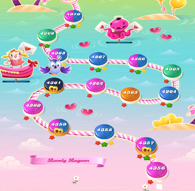 Candy Crush Saga level 4356-4370 Candy Crush Saga level 4356-4370