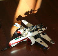 Lego airplane - his own design