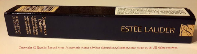 SUMPTUOUS EXTREME Lash Multiplying Volume Mascara ESTEE LAUDER Photos NATALIE BEAUTE