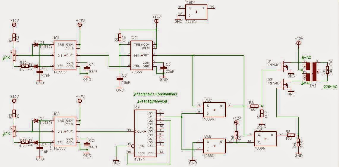 Modified Sine Wave Inverter Circuit with Waveform Images Verified