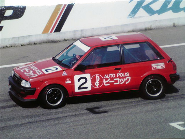 Toyota Starlet, P7, racing, wyścigi