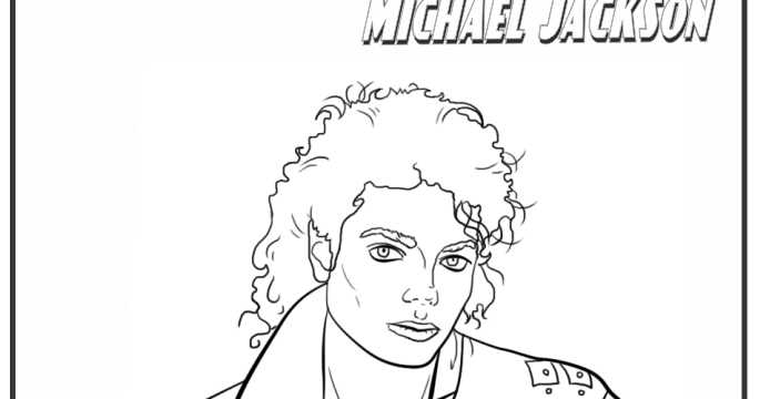 Blog de Geografia: Michael Jackson - Desenho para Imprimir e Colorir