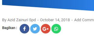 Cara Membuat Share Button Simple Dengan Icon Facebook, Twitter, Google Plus dan Whatsapp Cara Membuat Share Button Simple Dengan Icon Facebook, Twitter, Google Plus dan Whatsapp