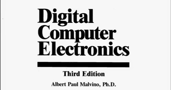 Digital Computer Electronics By Albert Malvino Pdf