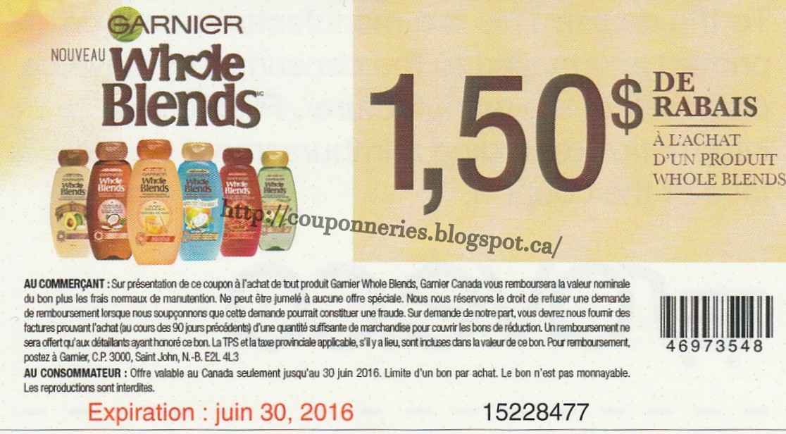 Coupons Et Circulaires 99 WHOLE BLENDS MISE JOUR