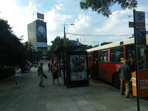 Boarding the bus in Belgrade.