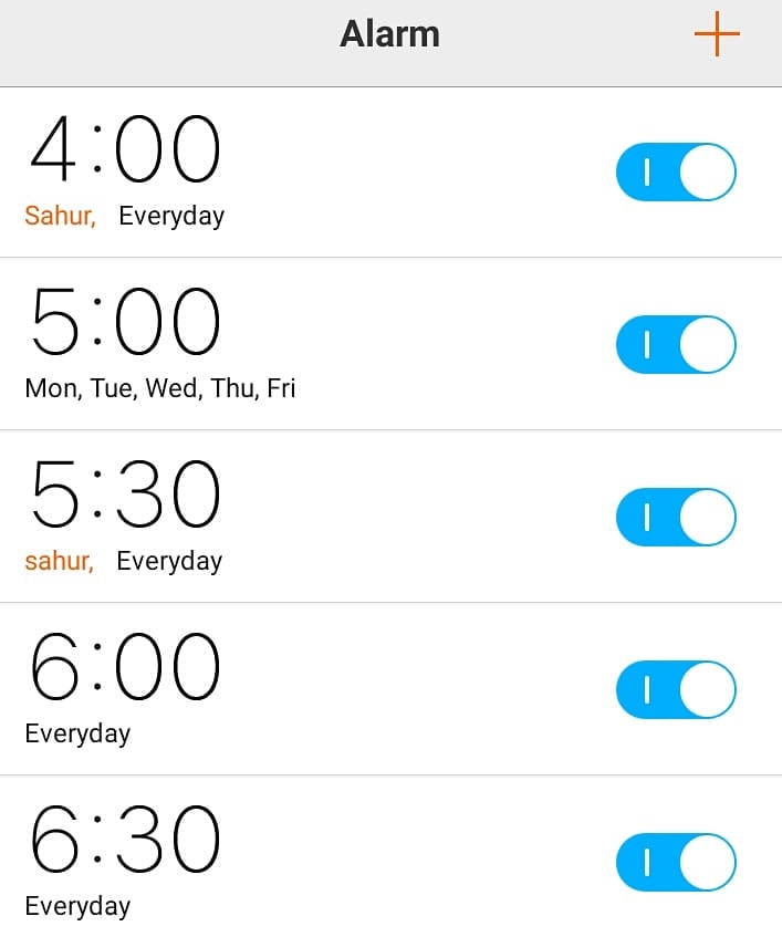 Alarm Clock Dan Ramadan SuperMOM With SuperKIDS