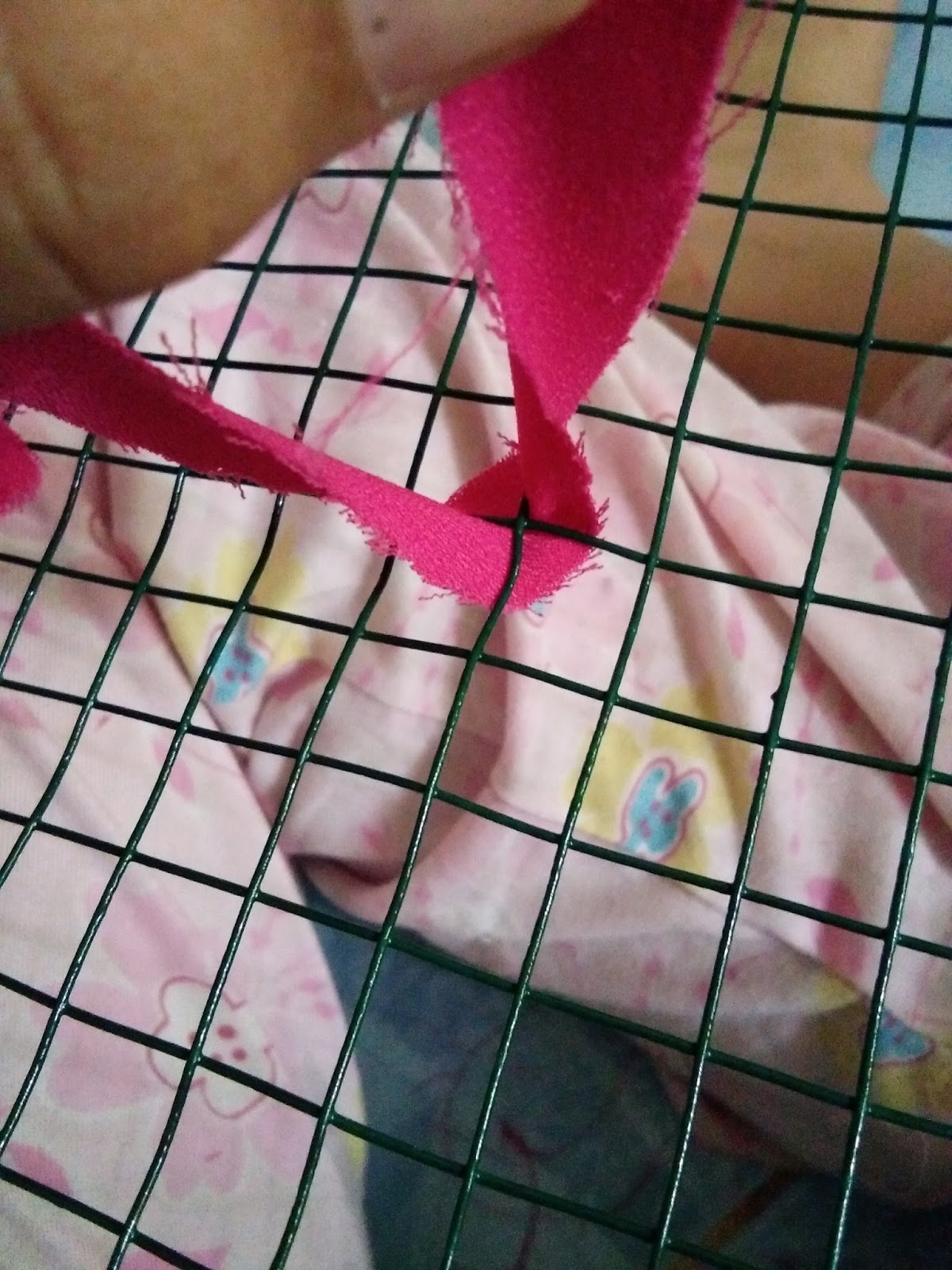 Cara Membuat Keset Dari Kain Perca Dan Kawat Gambaran