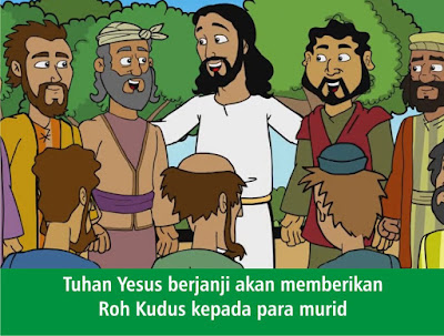 Komik Alkitab Anak: Tuhan Yesus Naik ke Surga