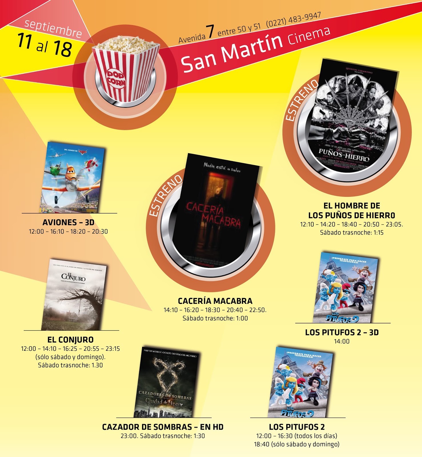 diagoblog: Cine cartelera del 12 al 18 septiembre