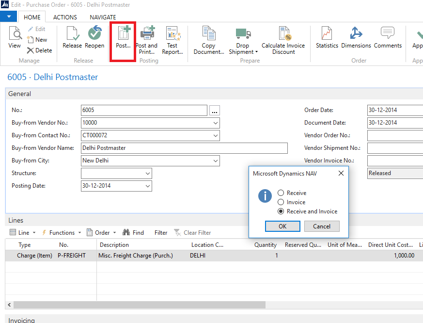 Nandesh Gowda Item Charges NAV