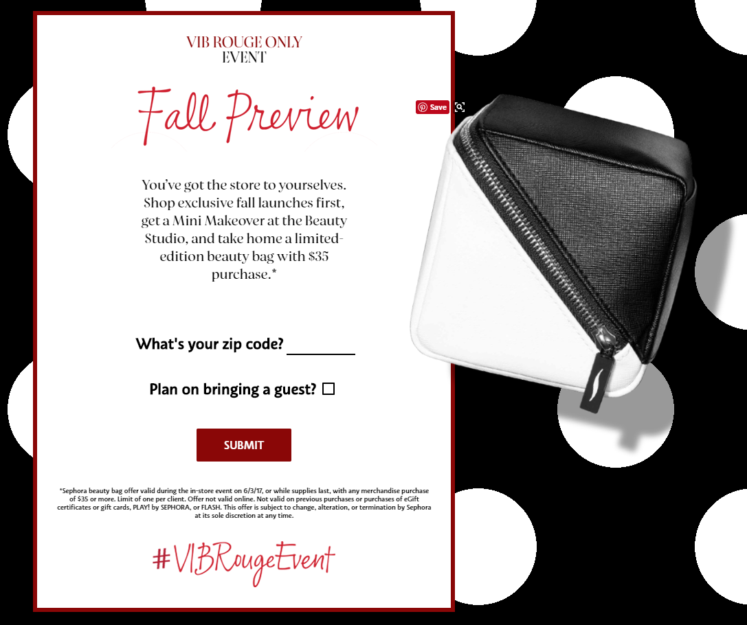 Sephora VIB Rouge Fall 2017 Preview Event ~ June 3