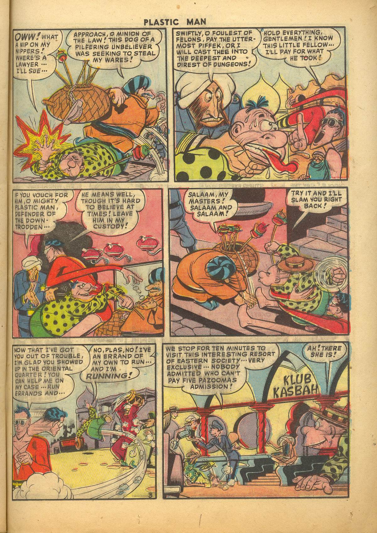 Read online Plastic Man (1943) comic -  Issue #20 - 25