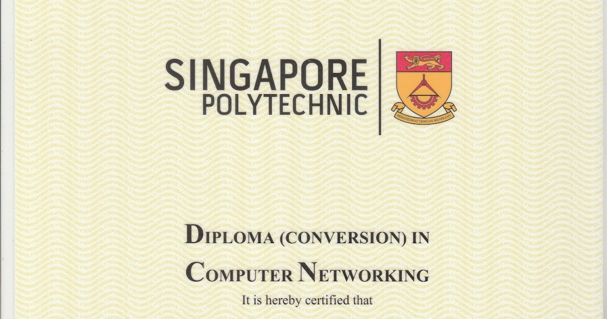 SP Diploma in Computer Networking