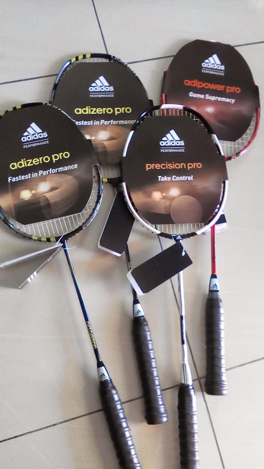 Badminton Academy: Adidas Badminton Racket Adizero Pro, Pro dan Precision Pro for Sale