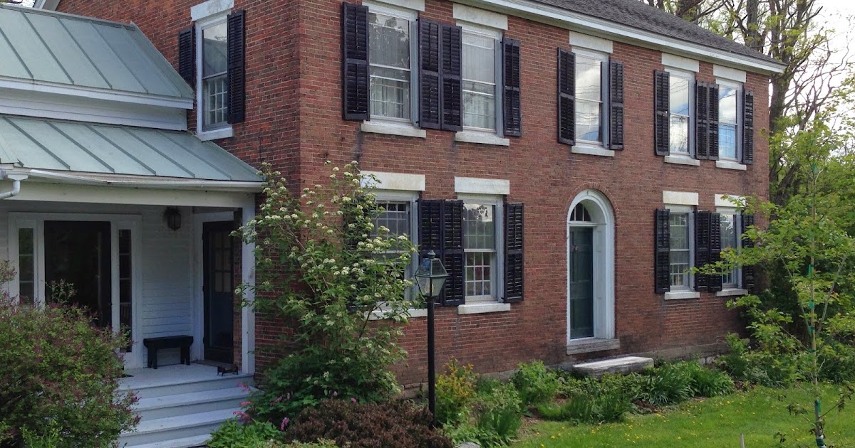 Brick Federal House for Rent Near Middlebury Charming Home in Idyllic