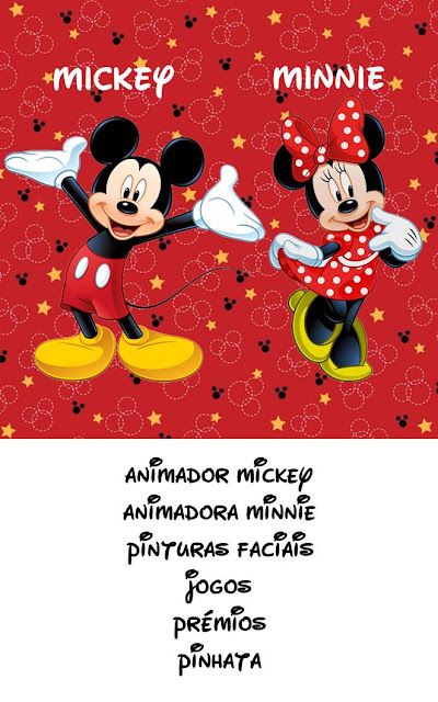 Animação Festa Mickey e Minnie