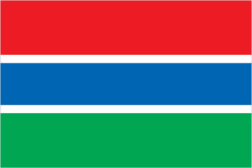 The Gambia flag The Gambia flag