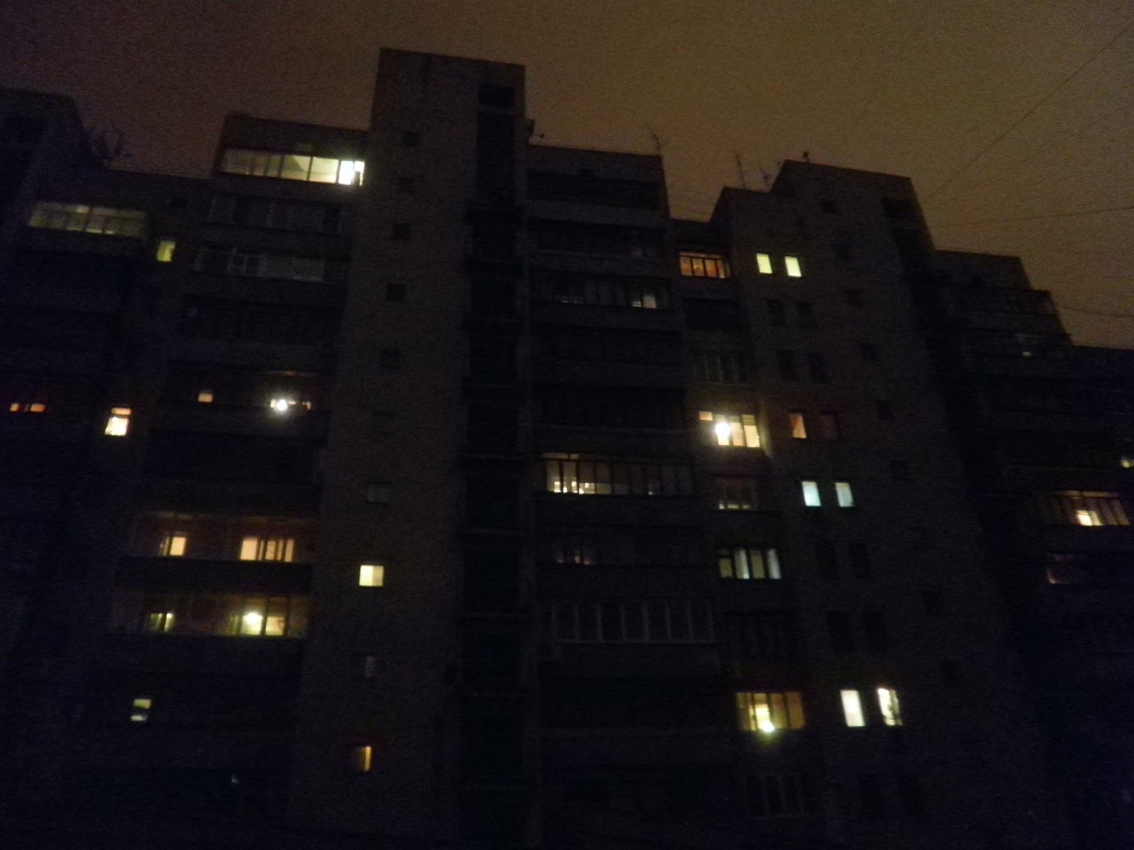 8 Months In Ukraine: Kharkov at night (two versions)