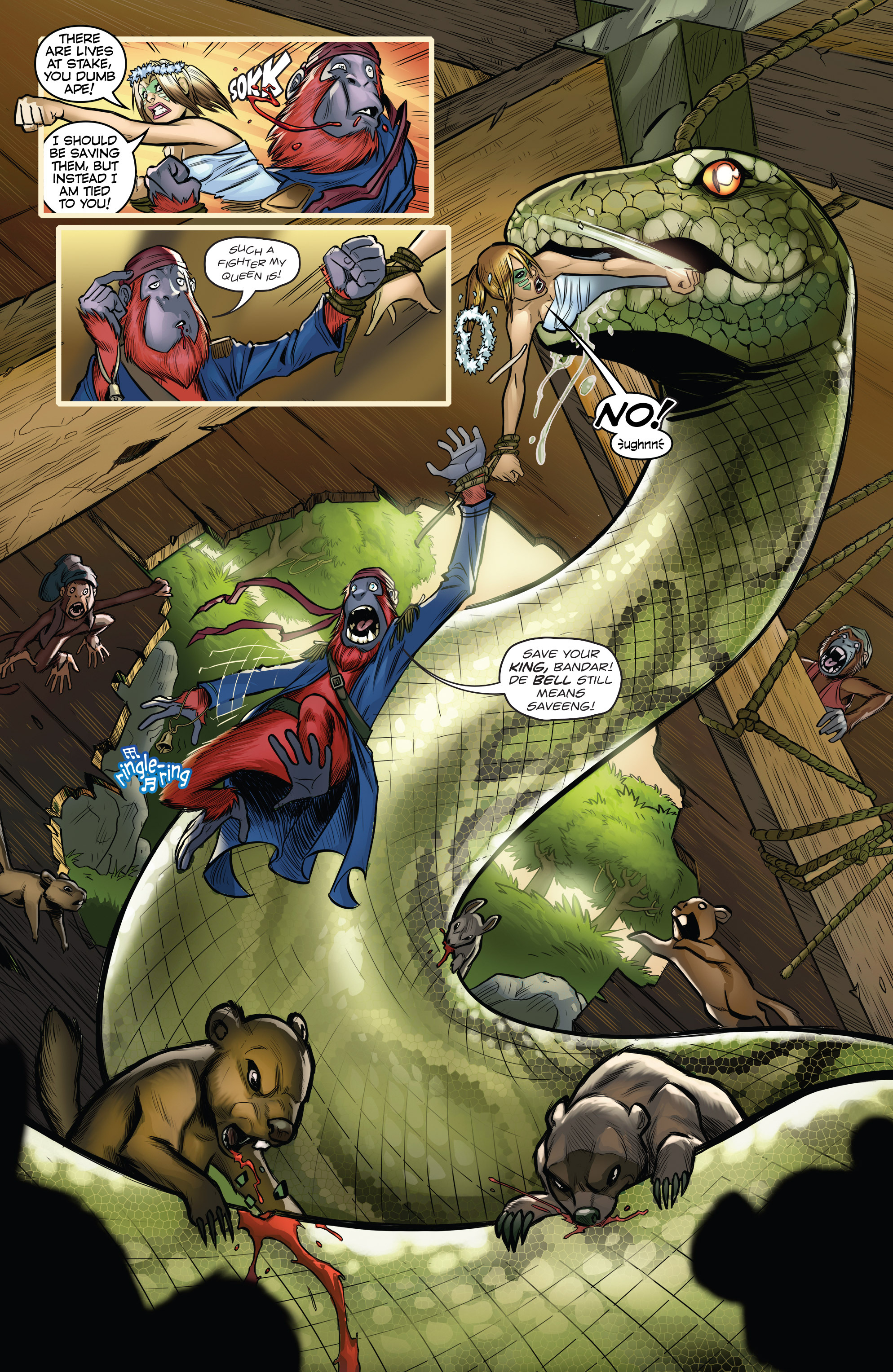 Read online Grimm Fairy Tales presents The Jungle Book: Fall of the Wild comic -  Issue #3 - 11