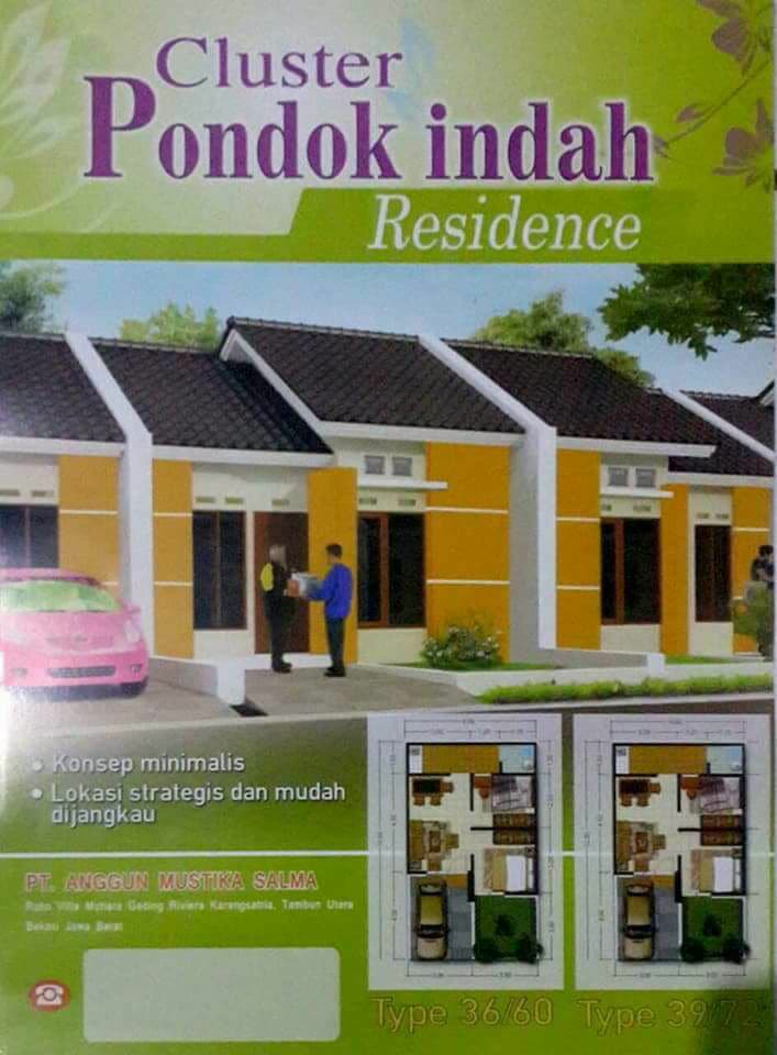 PERUMAHAN CLUSTER PONDOK INDAH RESIDENCE TAMBUN UTARA