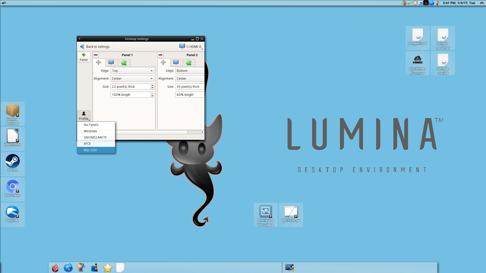 Lumina Desktop Environment 1.2 Released, Install it on ubuntu Linux Stuff